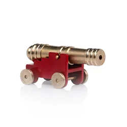 Classic Metal Cannon Brain Teaser Puzzles Game  Desk Novelty Gift