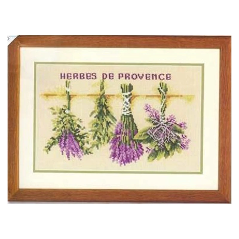 

The cross-stitch set features an upside-down lavender 28ct, 18ct, 14ct, and 11ct. You can choose a hand-embroidered material pac