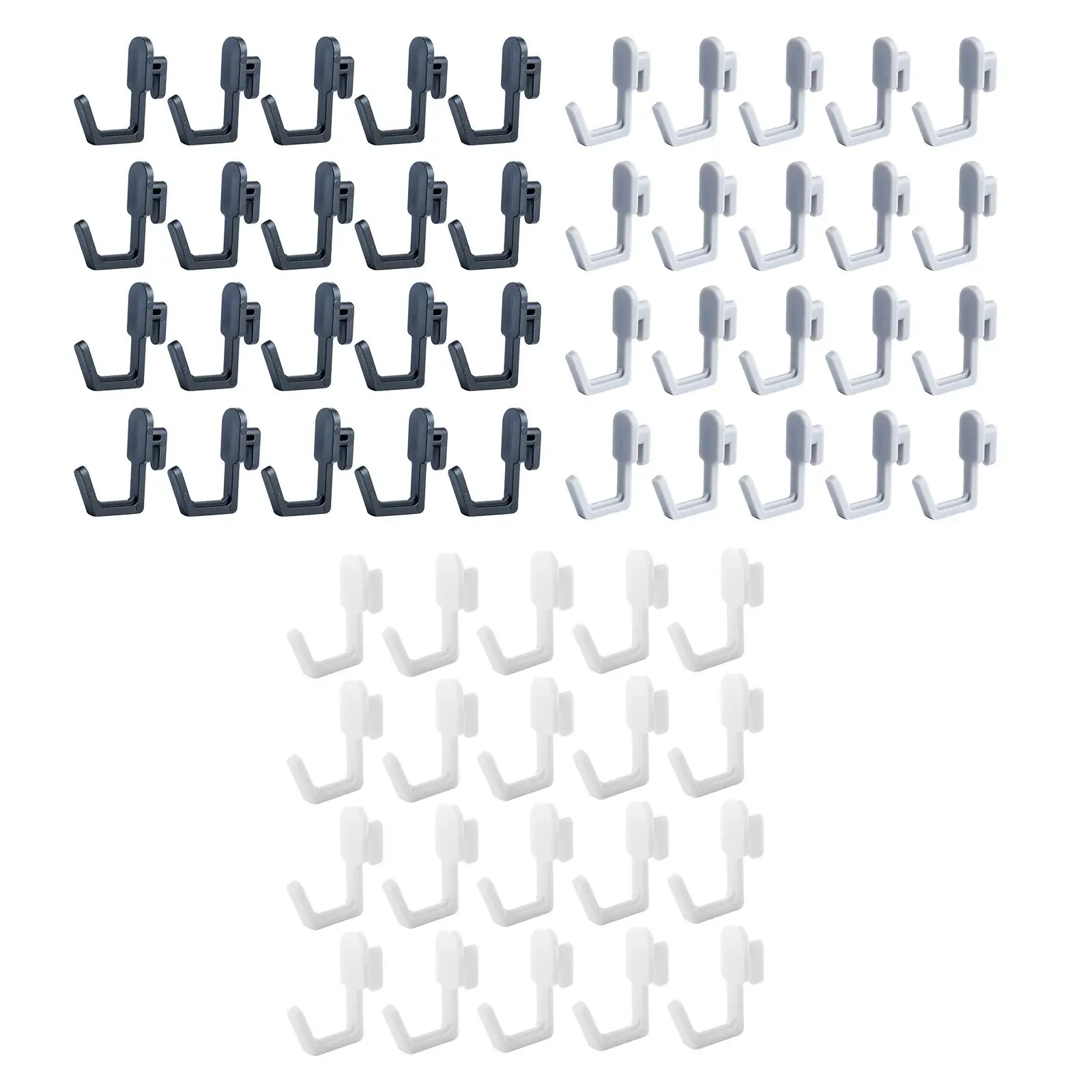 20Pcs Pegboard Hooks, Multi-Function Pegboard Accessories, Practical And Sturdy