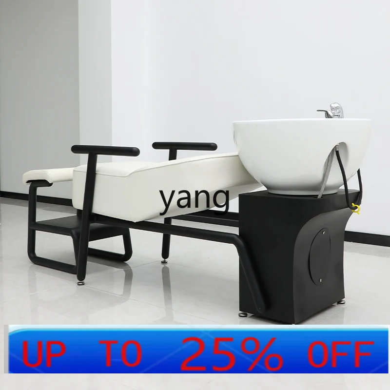 

Ltt semi-lying shampoo bed hair salon simple ceramic basin hair salon flushing bed hair salon special