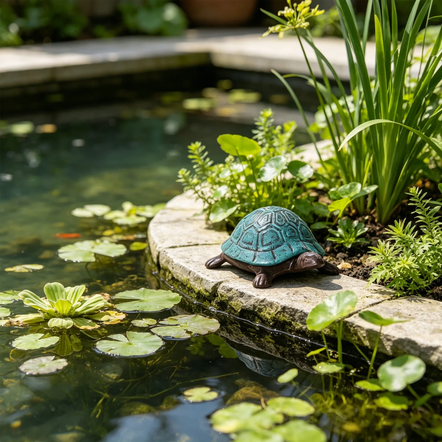Turtle Key Hider Statue Secret Storage Box Outdoor Garden Decor Hidden Key Holder