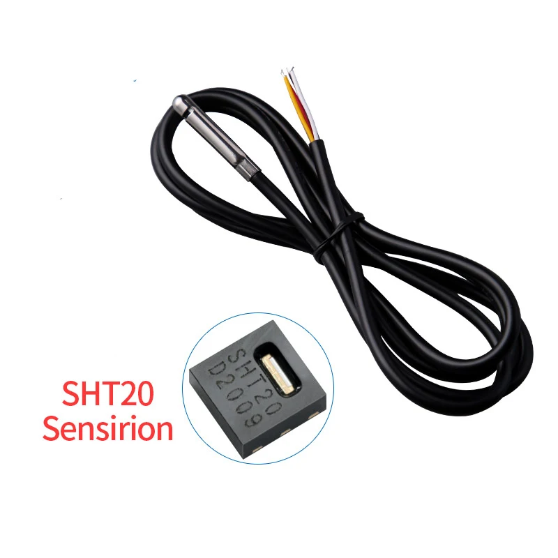 Sensor de temperatura y humedad impermeable, salida digital, IIC, SHT30, SHT20, SHTC3, SHT40