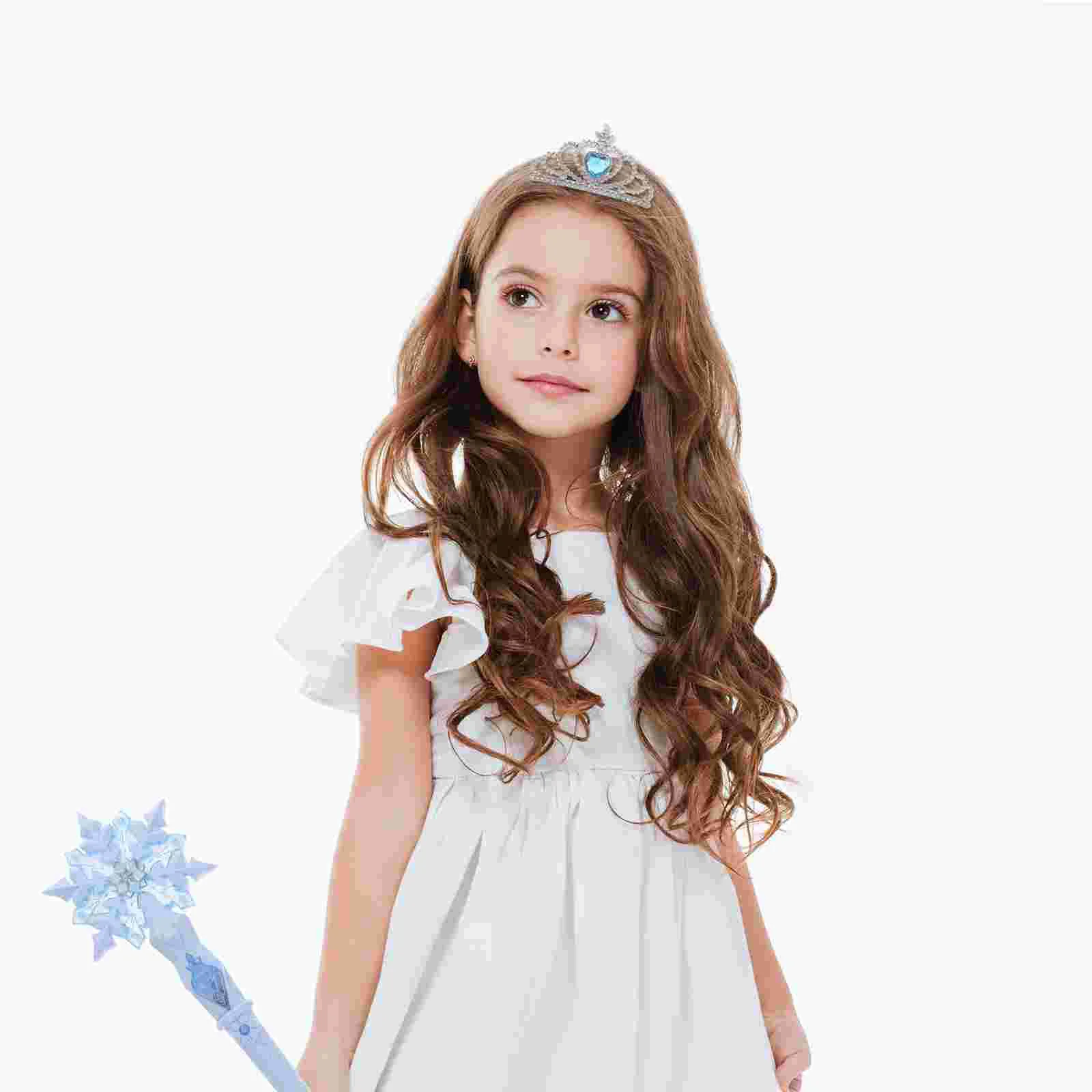 Snowflake Glitter Stick Night Flashing Wand Fairy Party Supply Costumes for Girls