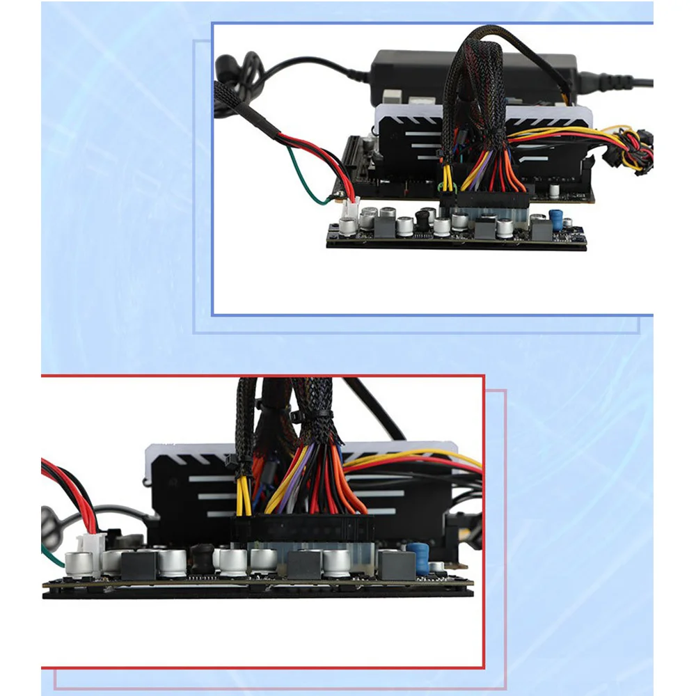 

Suitable DC 19V DC ATX Peak PSU 19V 200W Pico ATX Switch Mining PSU 24Pin MINI ITX DC To ATX PC Power Supply For Computer