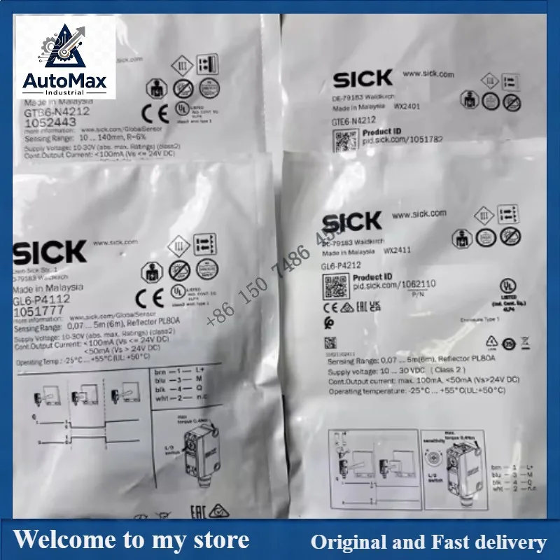 New  SICK  LL3-DM01 5308071 Diffuse Reflection Fiber Optic Cable Mini Diameter Probe