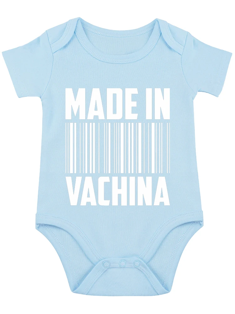 Hecho en Vachina, mono divertido para bebé, Body esencial para bebé, ropa bonita para bebé, trajes para niña recién nacida