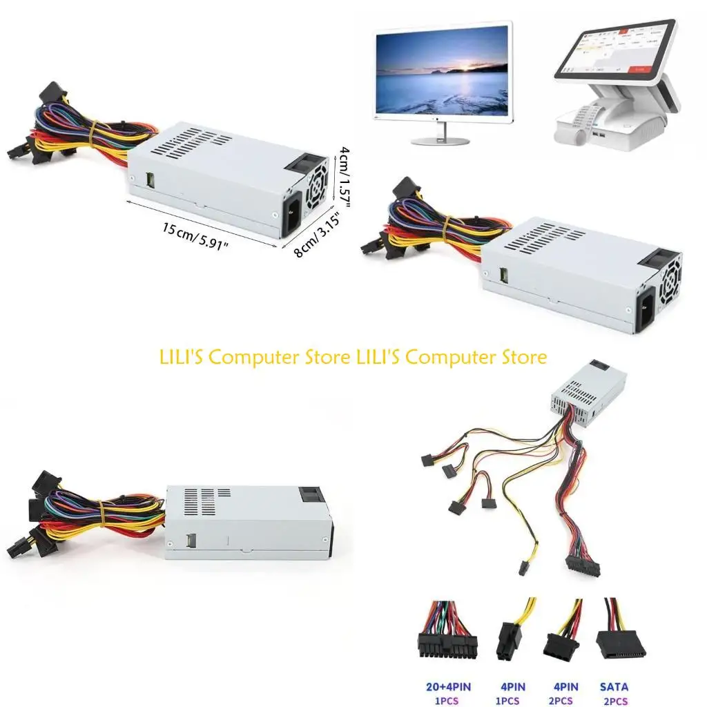 

A52B 220 В Mini ATX ПК для корпуса 1U Гибкий источник питания для домашнего офисного компьютера