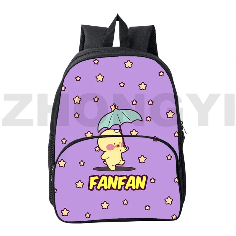 Fashion Casual Lalafanfan Duck 3D Backpacks Trendy Executive Backpack Men 12/16 Inch Kawaii Travel Bags for Women Kids Schoolbag