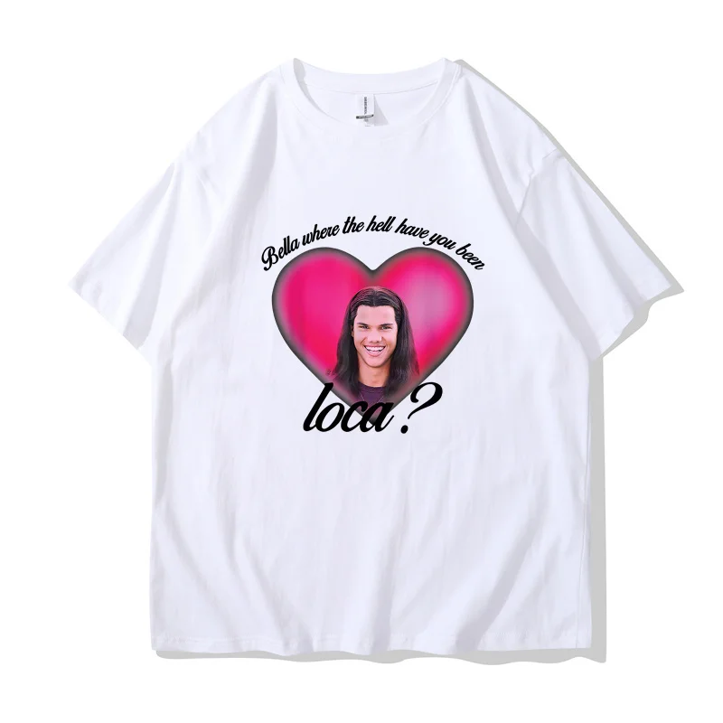 남녀공용 반팔 크루넥 티셔츠, 그래픽 상의, 지옥, 로카, 트와일라이트 셔츠