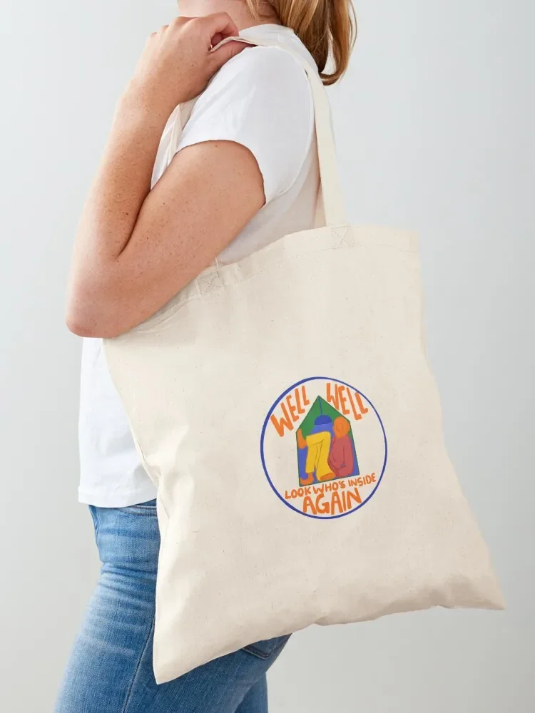 

Look Who's Inside Again Tote Bag Big bag women bags luxury women Women's bags custom tote bag