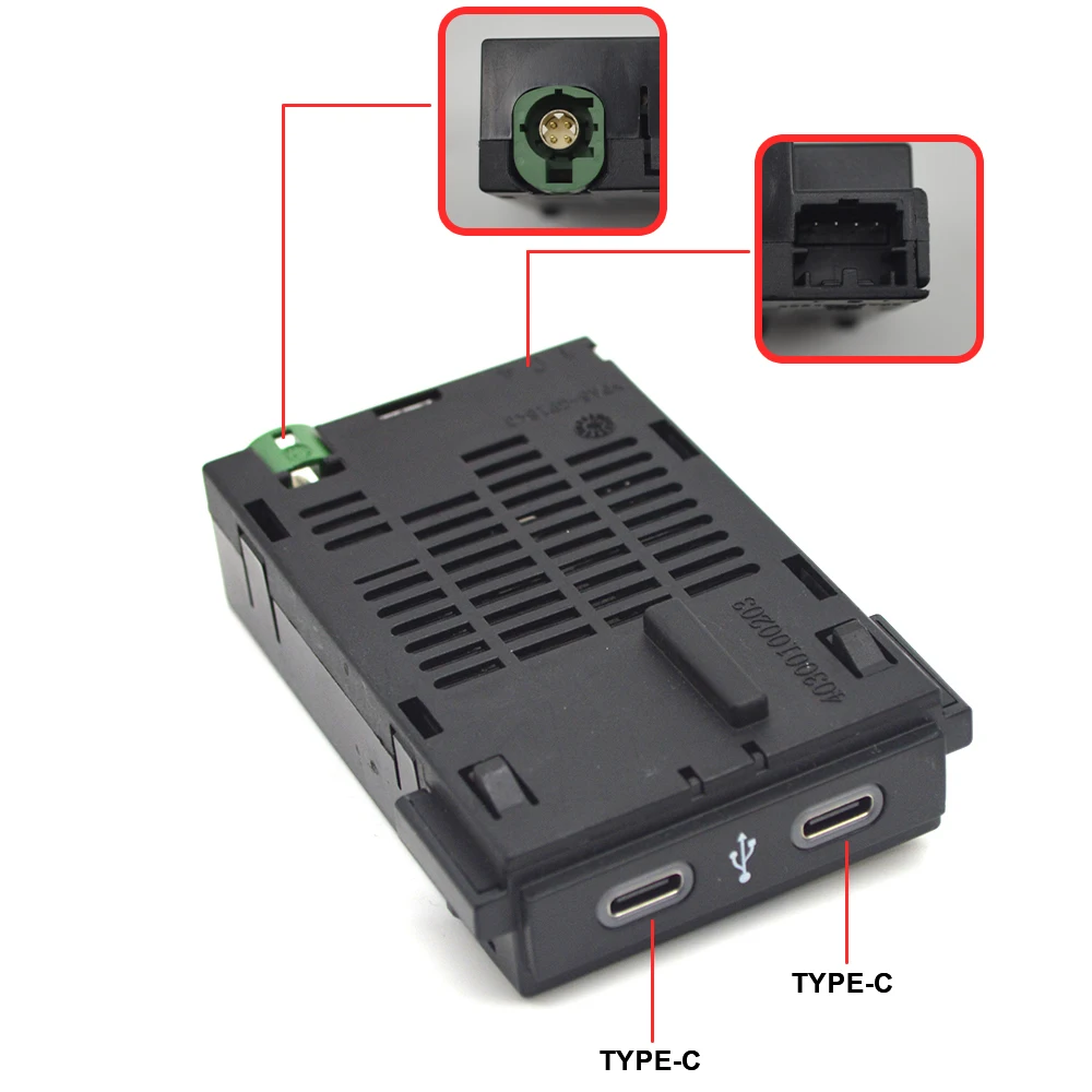 11d 035 736 11 d035736 für vw id.4 id6 id4 dual usb ports TYPE-C steckdose