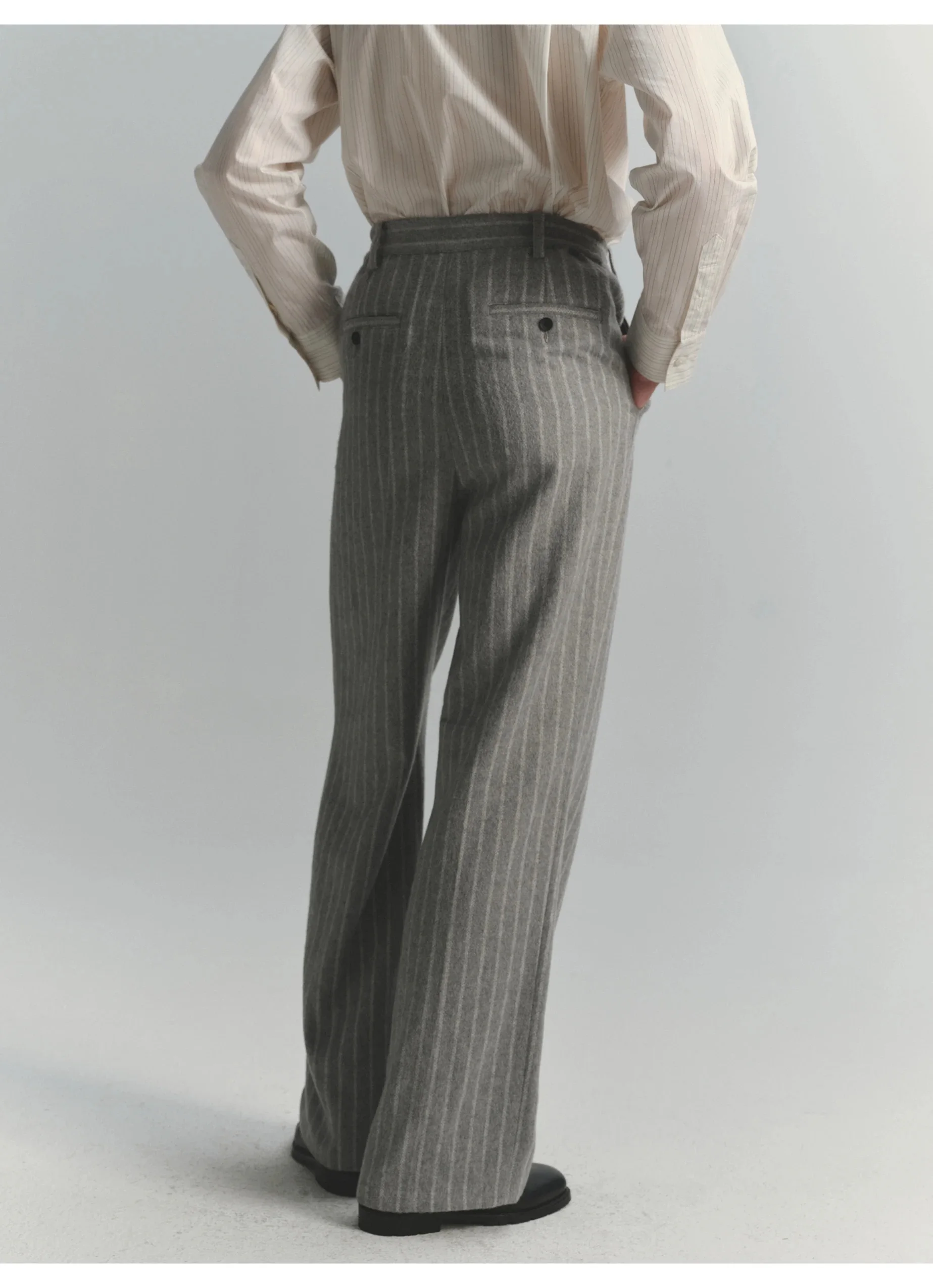 Men's Striped Pants High-Stree - đánh giá và giá Vintage Fashion Old Money