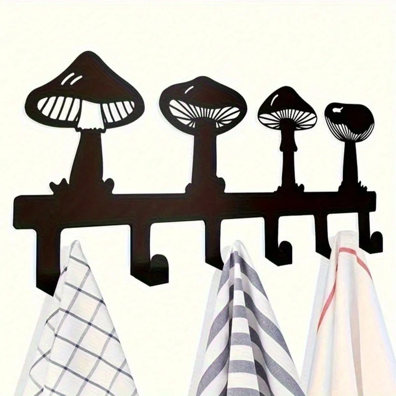 1PC Metal Wall Storage|Tool-Free Install,Natural Charm,Halloween&Christmas Gift,Key/Bag Organizer