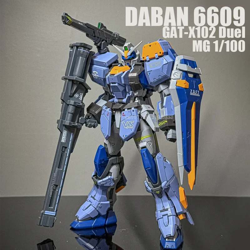 DABAN 6609 Duel GAT-X102 MG 1/100 ZAFT Сборная модель, комплект игрушек, фигурки робота, пластиковая модель, меха, подарки