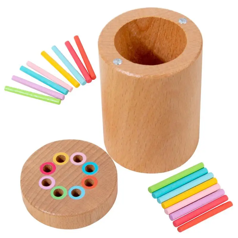 

Wooden Color Sensory Toys Color Sorting Preschool Learning Activities Wooden Learning Color Sorting Toys Educational Fine Motor