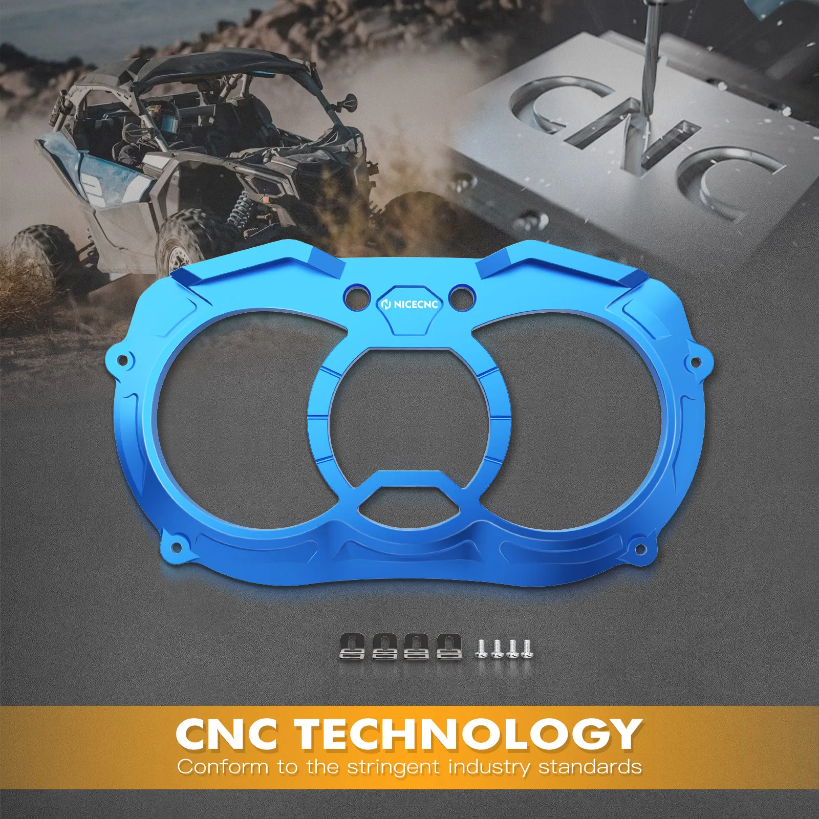 

NICECNC UTV Dash Bezel For Can-Am Maverick X3 R RR Turbo MAX 2017-2022 2018 2019 2020 2021 Motorcycle Accessories Aluminum Alloy