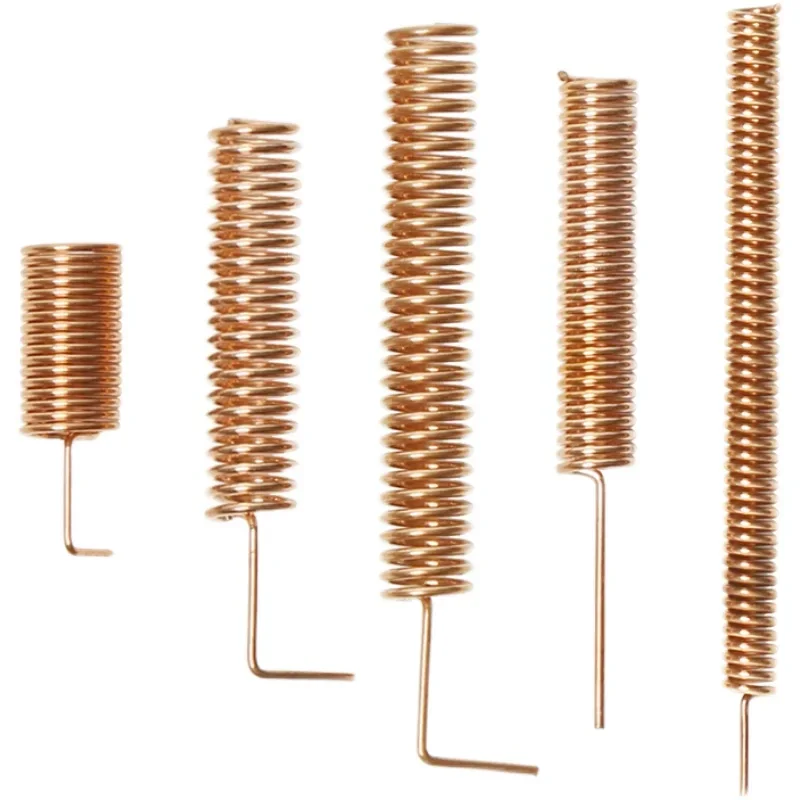 5PPCS/lot 433MHZ Built-in Omnidirectional High Gain Wireless Network Card Router Module Pure Copper GSM Spring Antenna Receiver