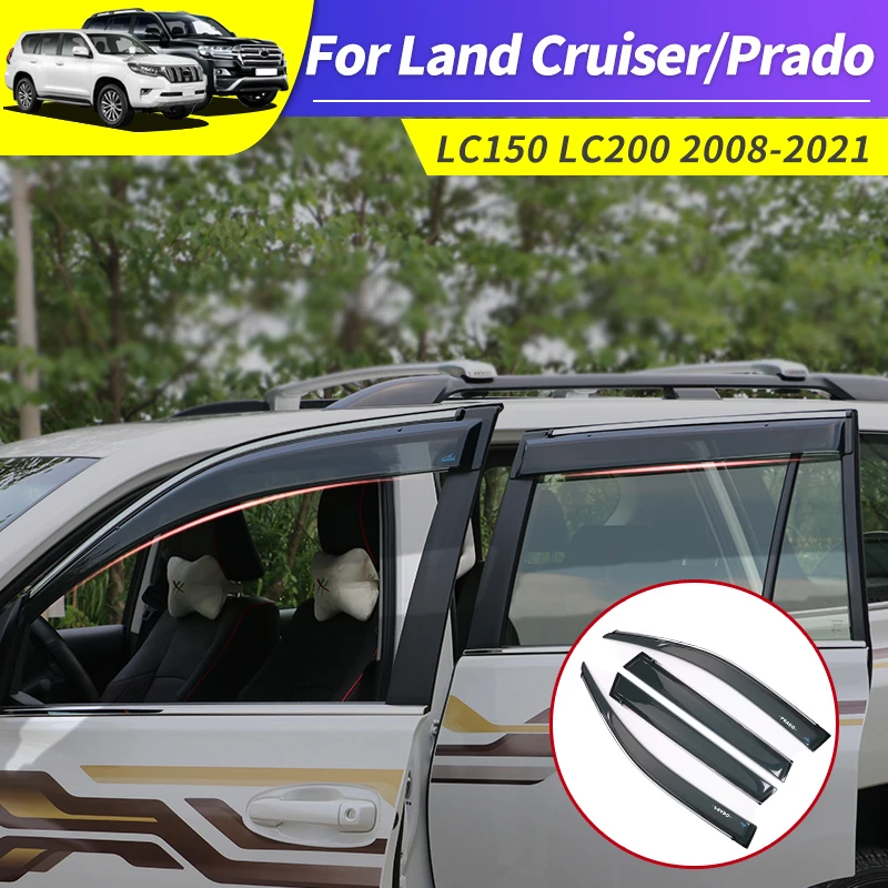 

2003-2021 For Toyota Land Cruiser 200 Prado 150 Window Flow Deflector Modification Accessories Block Window Deflectors Sunshine