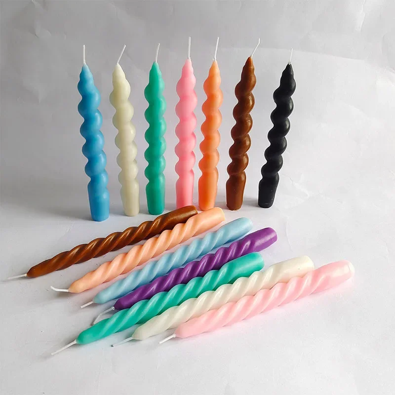 

2pcs φ2cm*L17.5CM Classic Stick Candles for Emergency Soy Wax Scentedless Household Candles for Praying Pillar Candles for Party