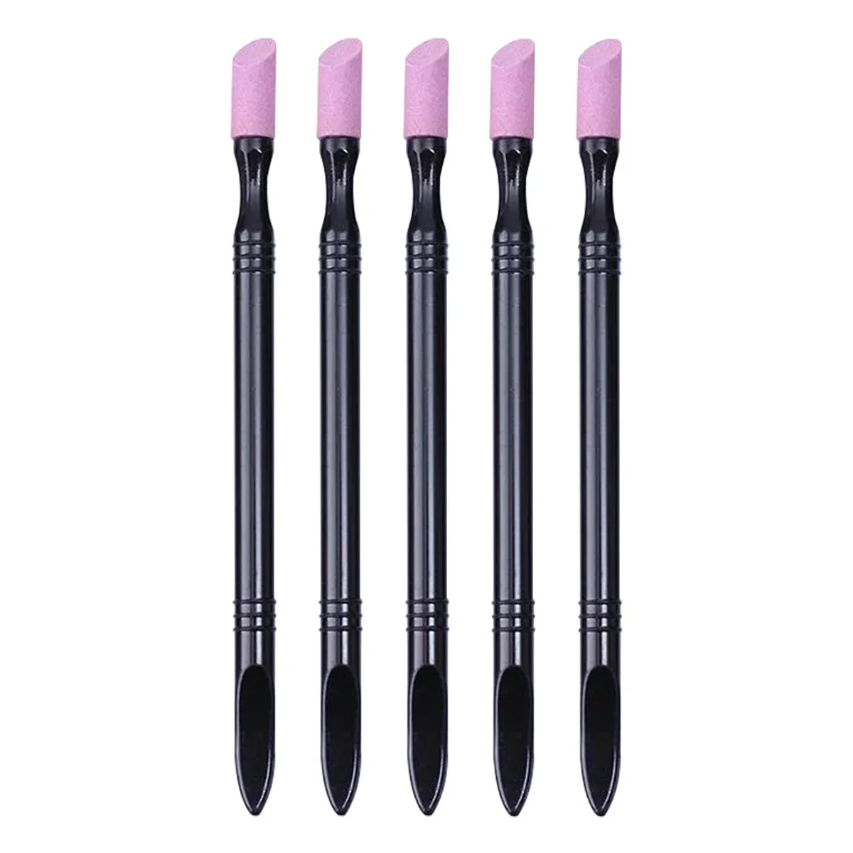 1/2/5pcs Nail File Cuticle Stone Pusher Nail Sanding Sticks Nail Art Grinding Pens Cuticle Remover Trimmer Buffer Manicure Tools