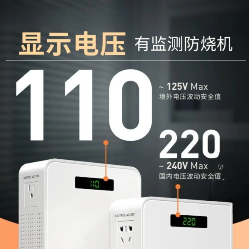 Pure Copper Wire Power Transformer 1000W Bidirectional 220V↔110V 100V Step Up Down Voltage Converter