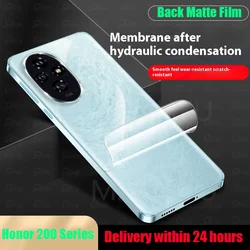 3PCS Back Matte Hydrogel Film For Honor 200 Pro Lite Full Cover Clear Tpu Screen Protector for HONOR Honor200 200Pro No Glass