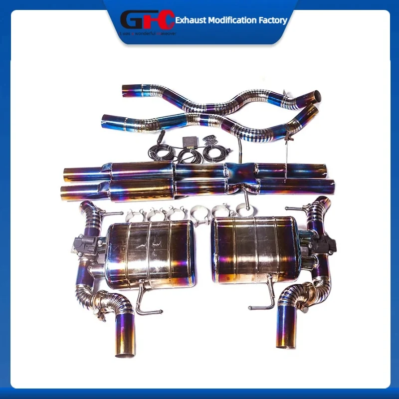 Catback Valvetronic Exhaust Pipe for Range Rover V6 3.0T 2013-2019 High-Performance Titanium Alloy Valve Exhaust Muffler System