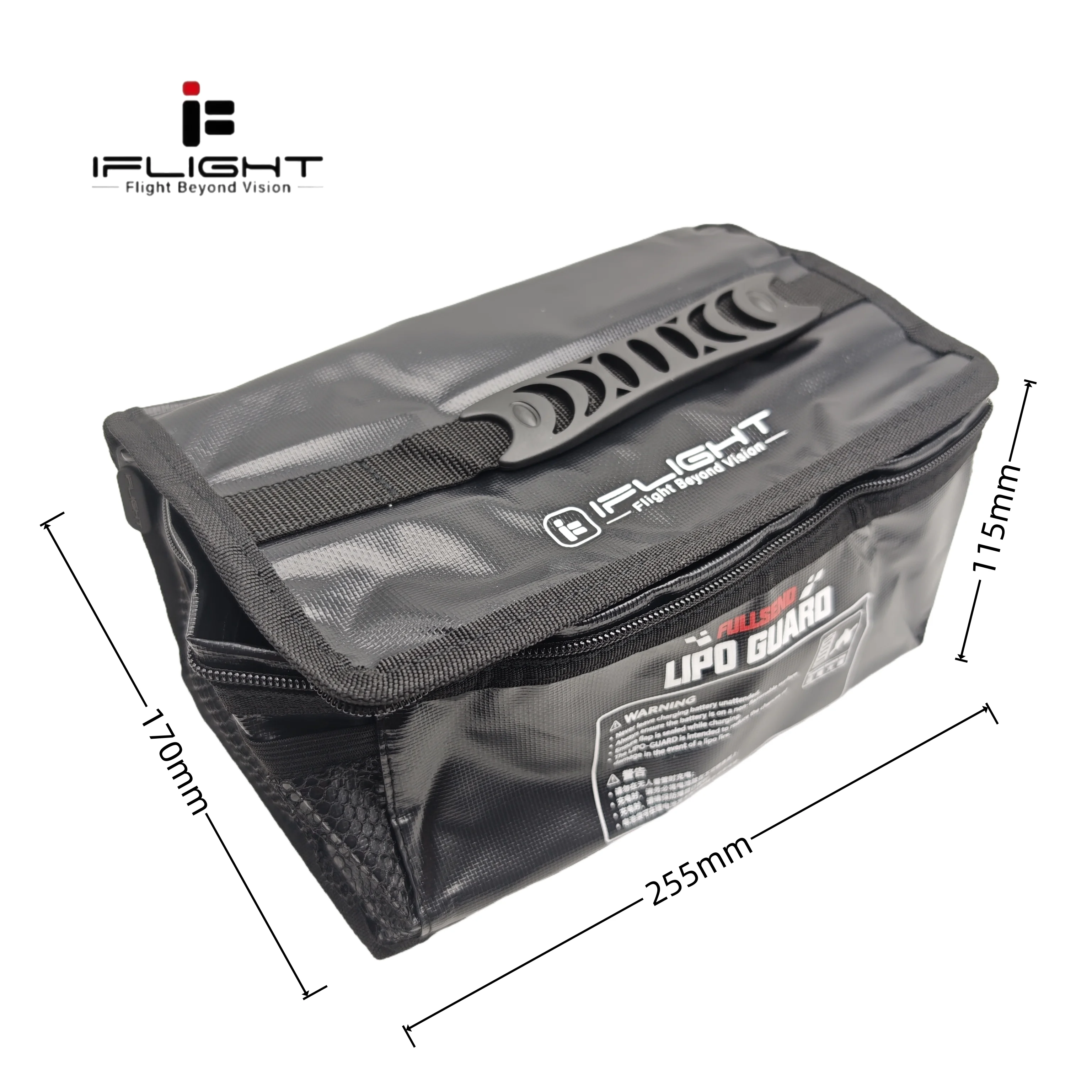 iFlight 250x65x180mm/240x70x170mm/225x115x170mm battery explosion-proof storage bag suitable for FPV lithium batteries and more