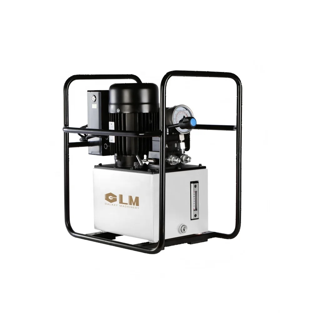 High Efficiency 700bar Double Action Design Easy To Install GLM PE Steel Hydraulic Electric Pump For Construction And Mining