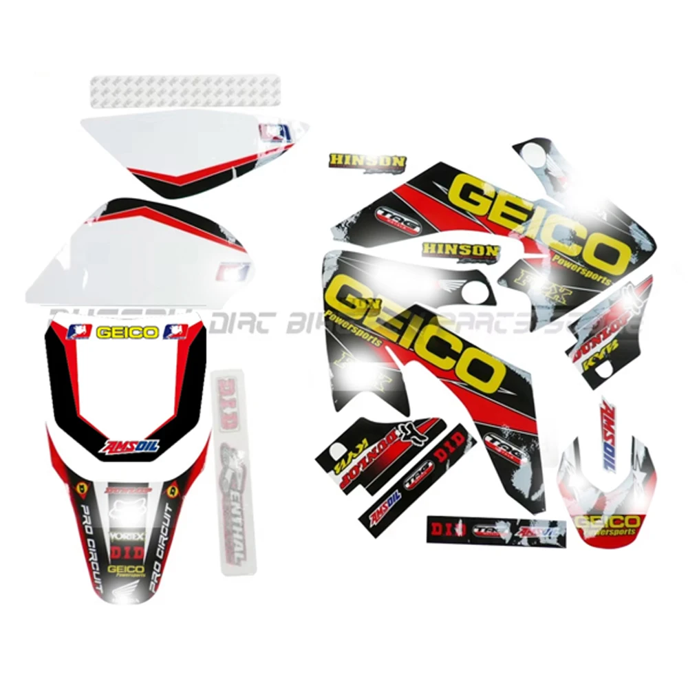 

GEICO GRAPHICS DECAL STICKER KIT For HONDA CRF50 CRF 50 F SDG SSR XR50 2013 2014 2015 2016 17 - 2021 Spare Parts Accessories