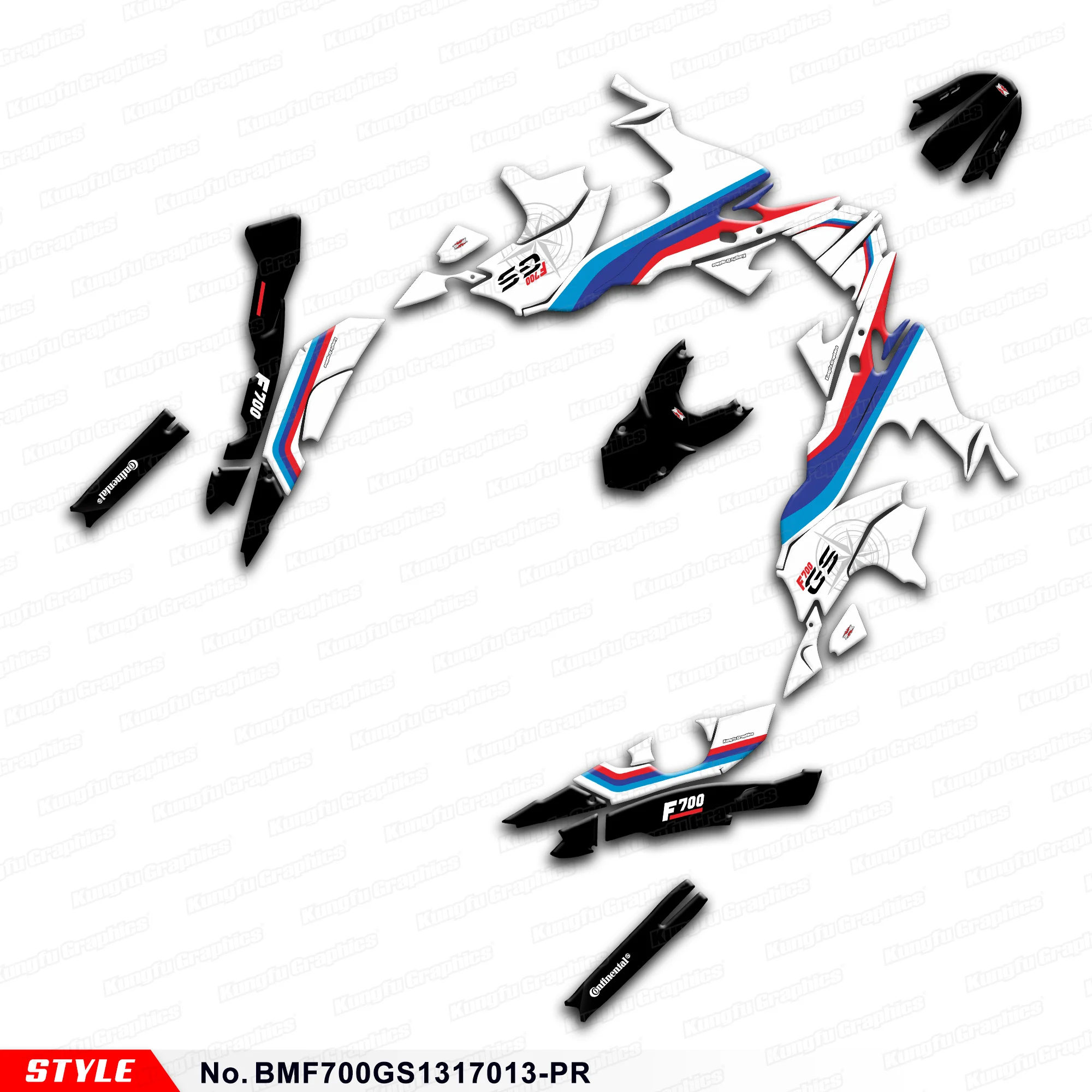 

JY RACING пользовательские графические наклейки для мотоциклов в комплекте для F700GS 2013 2014 2015 2016 2017, восстановление, номер стиля. BMF700GS1317013-PR