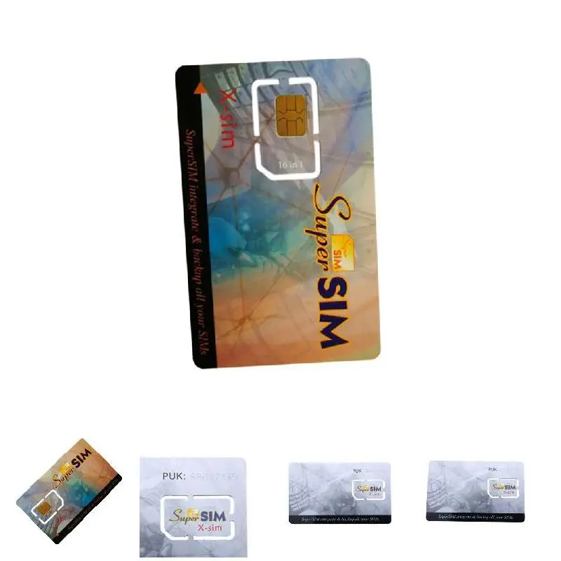 16 In 1 Max Sim Card Cell Phone Super Card Backup Cellphone Accessory The Memory Card Set Is Lost High Quality And Fast Shipping