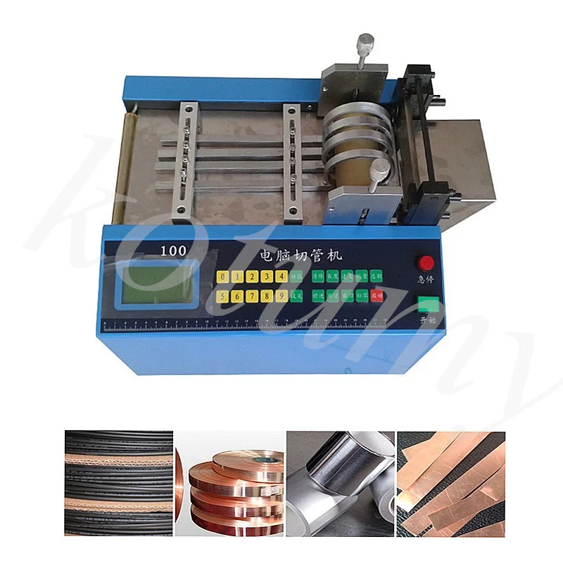 Microcomputer Automatic Pipe Cutter Tube/Plastic Tape Cutting Machine Heat Shrinking Sleeve Cut Device