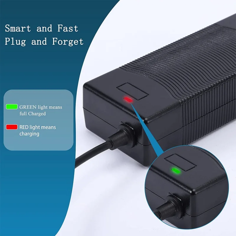 12.6V 10A 5A Li-ion Battery Charger Power Adapter for 11.1V 12V 12.6V 3String Rechargeable Lithium Pack DC 2.1mm X 5.5