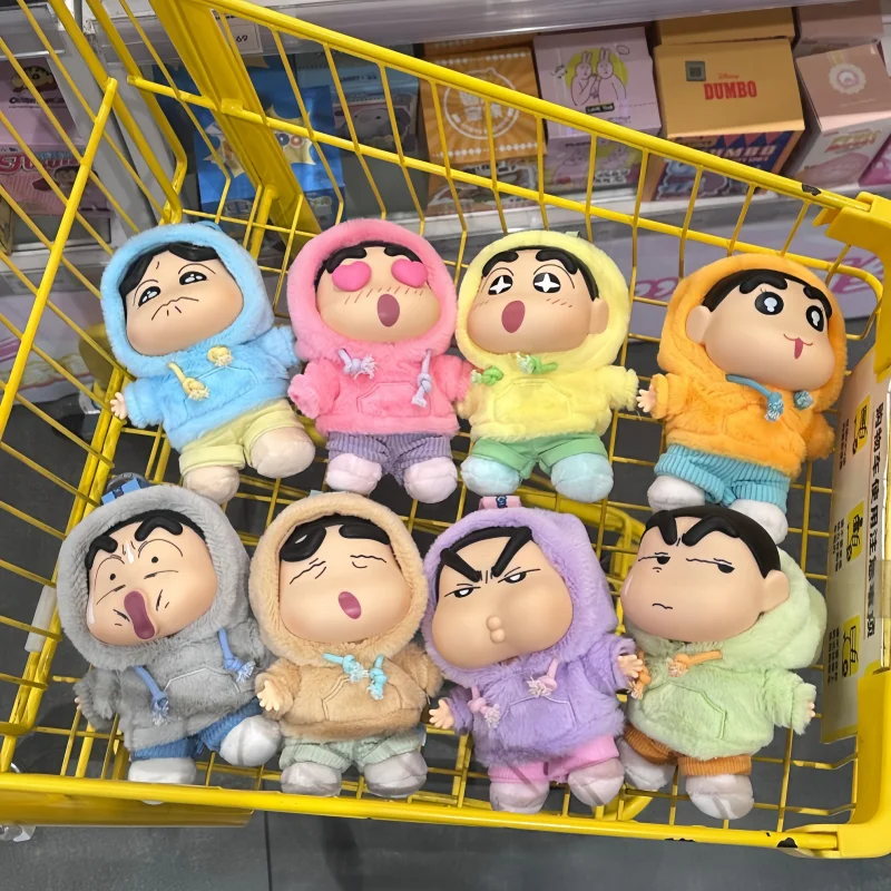 منتج جديد متوفر في المخزون Kkv تلوين شين تشان سلسلة الدوبامين العاطفي الفينيل أفخم صندوق أعمى العصرية ألعاب من نسيج مخملي هدية عيد ميلاد #2