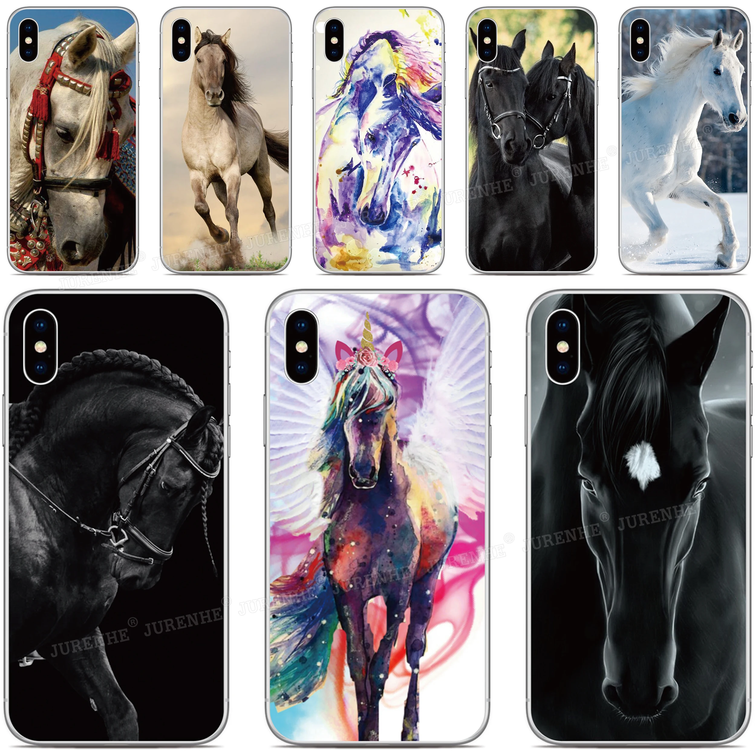 Running Horse Phone Case For Sony Xperia 10 5 1 VI II III IV V 2023 XZ5 XZ4 XZ3 XZ2 XA2 Plus XA3 Ultra L3 L4 E5 Z5 Back Cover