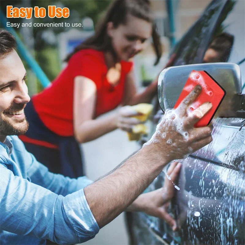 1-3Pcs Car Clay Bar Sponge Pad Reusable and Washable Cleaning Sponge Block Eraser Wax Polish Pad Auto Washing Tool Accessories