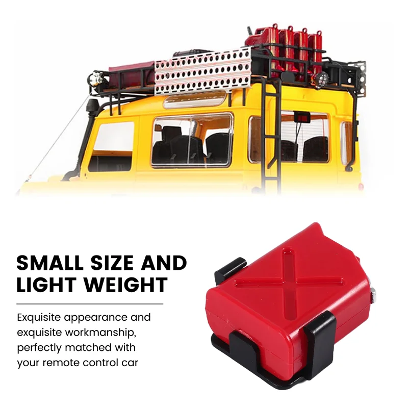 RC Rock Crawler 1:10 Accessori Mini Serbatoio Carburante Per TAMIYA CC01 Axial SCX10 90046 D90 D110 TF2 Traxxas TRX-4 Crawler Truck-[A17I