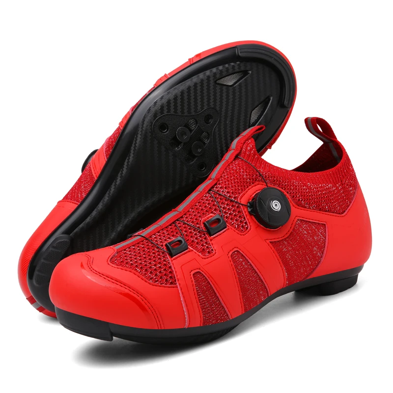 Männer MTB Radfahren Schuhe Atmungsaktive Stollen Rennrad Schuhe Racing Geschwindigkeit Turnschuhe Frauen Mountainbike Schuhe für Shimano SPD SL – Detail 25