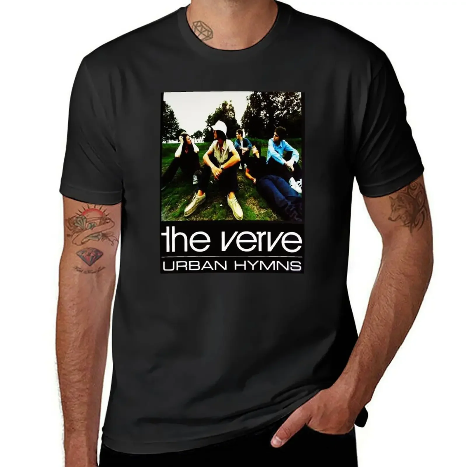 

THE VERVE BAND T-Shirt plus size tops vintage anime clothes black t-shirts for men