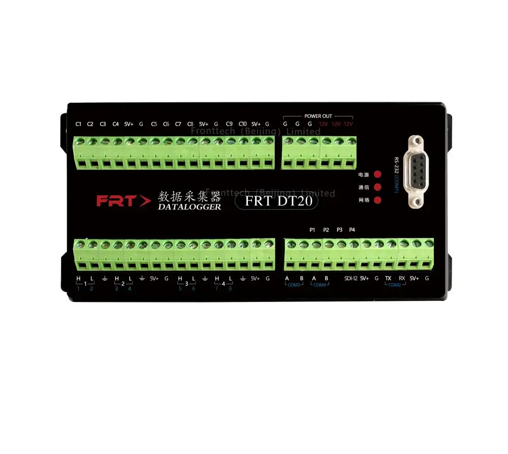 Bestseller/Multi-Channel 26-Channel 24-Bit ADC Low-Power Waterproof Chassis Data Collector DT20 RS485/RS232 Interfaces Supportin