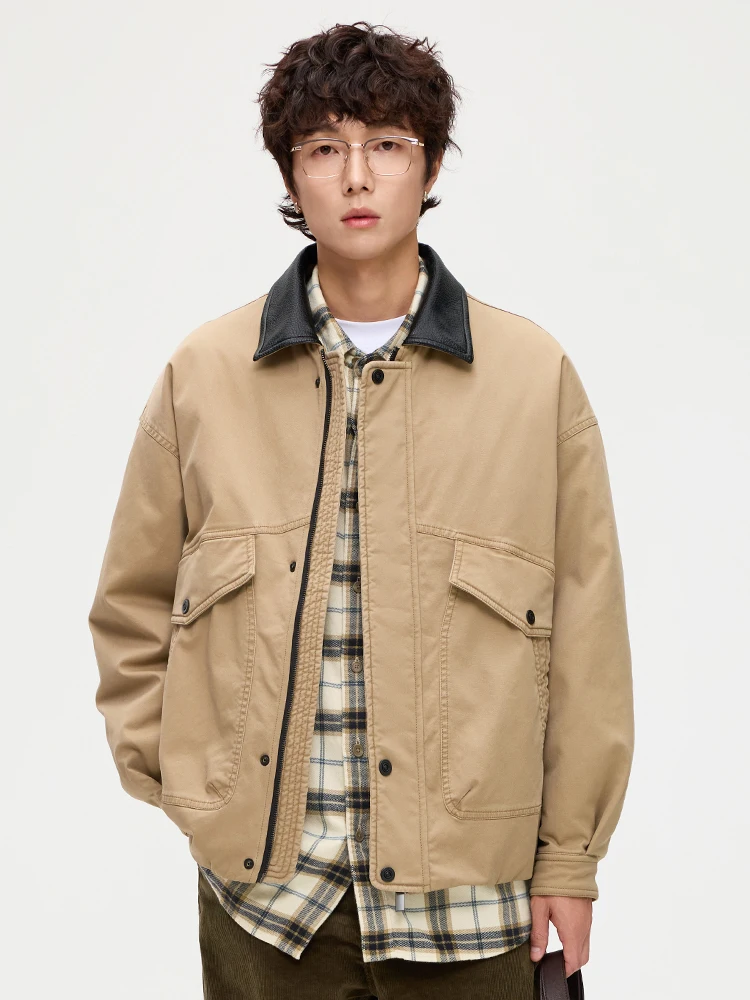 

Мужская утепленная куртка-пуховик MMOPTOP свободного кроя из хлопка для пар, повседневная зимняя верхняя одежда