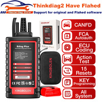 Hot THINKCAR Thinkdiag Have Flashed 2 Full System Diagnostic Tool CANFD 15 Resets ECU Coding OBD2 Scanner 1 Year Free Update
