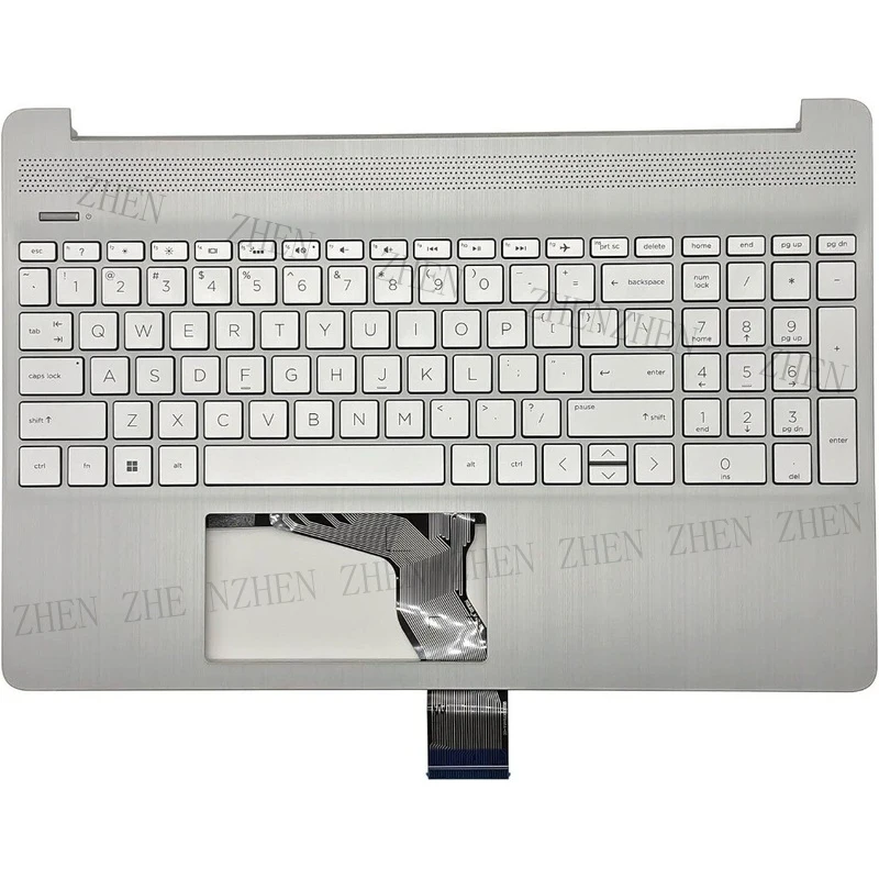 S For HP 15-DY 15-EF 15S-EQ 15S-FQ Palmrest Upper Case Backlit Keyboard L63579-001