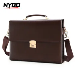 Men's High Quality Business Briefcase Crossbody Shoulder Messenger Bags Male Office Handbag Laptop Bags Bolsos Para Hombre