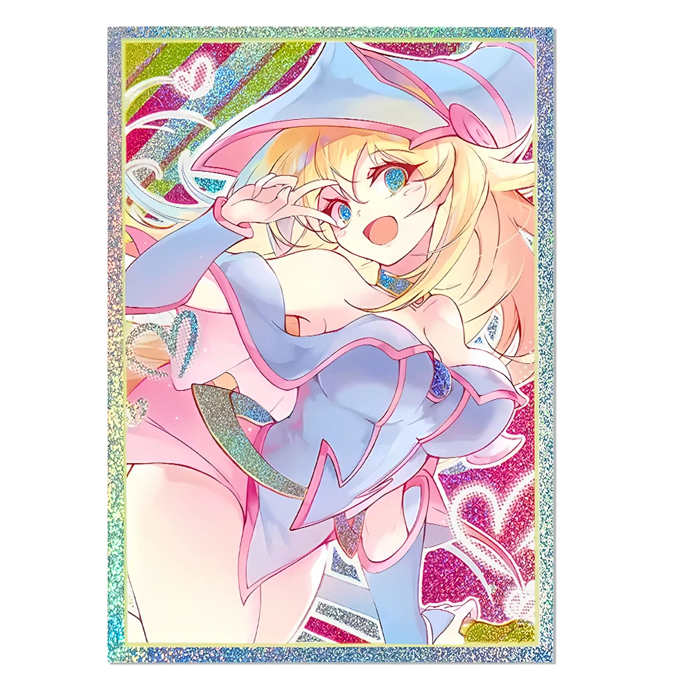 

63x90 мм 50 шт. японский размер голографические рукава для торговых карточек мультяшные рукава для карт протектор для карт для игровых карт YGO