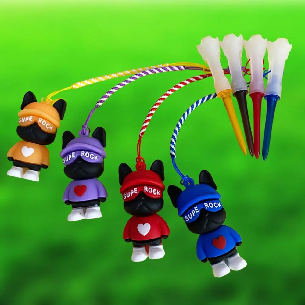 

Высококачественная портативная футболка для гольфа с подвеской в виде медведя, силиконовый держатель для мяча для гольфа, аксессуары для гольфа, резиновые футболки для гольфа