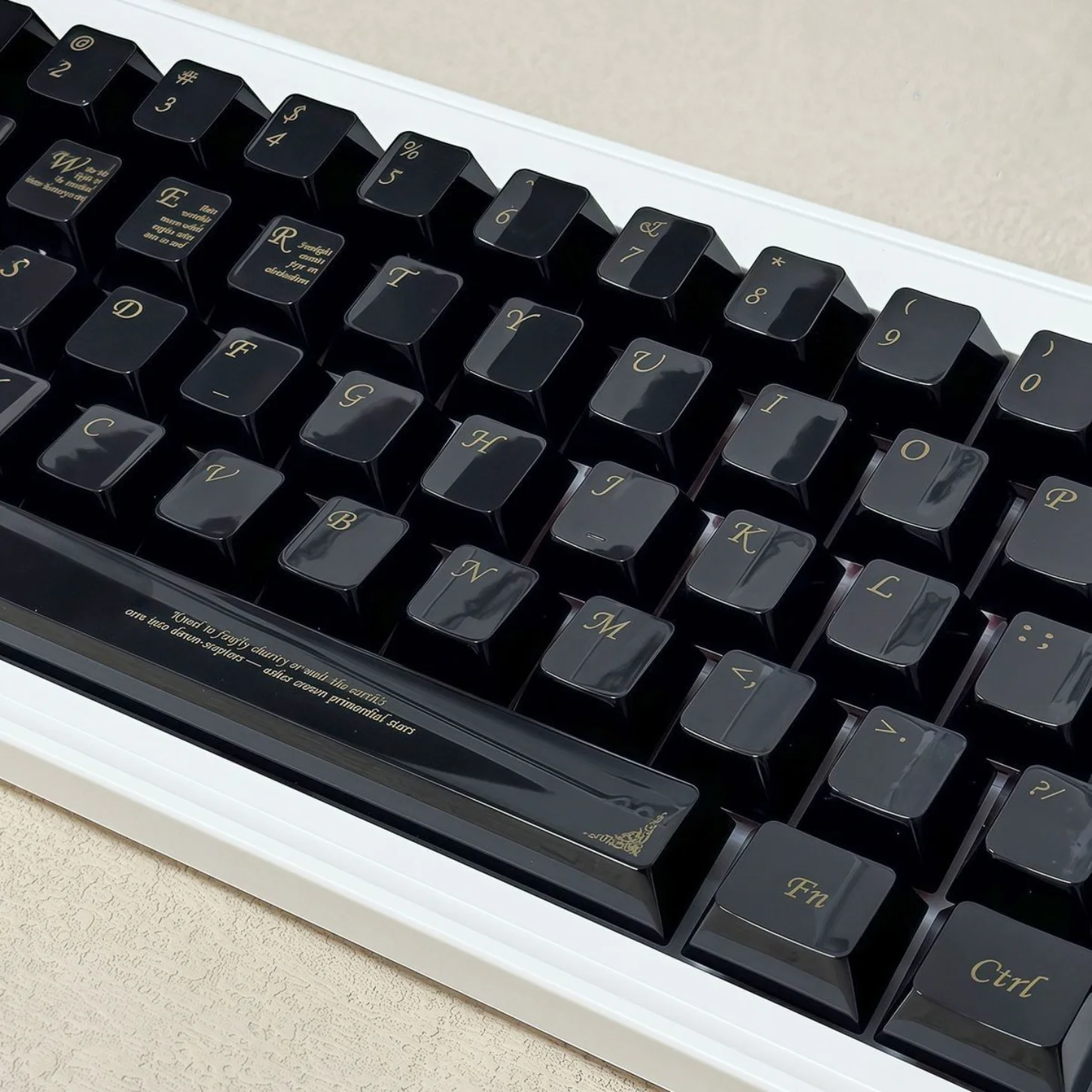 السيراميك، سطح أملس PBT Keycap مجموعة أغطية مفاتيح إبداعية مخصصة، مخصصة للوحات المفاتيح الميكانيكية 60/84/98/108 #6