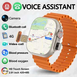 New 4G Smart Watch SIM Card GPS WIFI Video Call SOS IP67 Waterproof Smartwatch Camera Monitor Tracker Location Phone Watch 2024