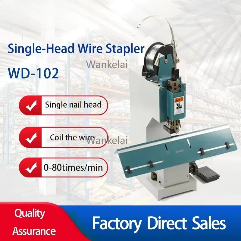 102 Book Binding Machine Single Head Stapler Electric Wire Saddle Stitching Folding Binding